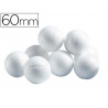 Boule cellulose univers de piwi diamètre 60mm coloris blanc sachet 20 unités