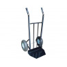 Diable professionnel 1225x557x625mm plateforme fixe 2 roues gonflables charge max 250gá