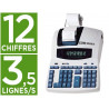 Calculatrice ibico 1232x imprimante professionnelle bicolore 12 chiffres conversion franc/euro 230x300x75mm 1.8kg