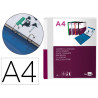Classeur kangourou liderpapel 2 anneaux en d 25mm polypropylene 283x320mm document a4 coloris