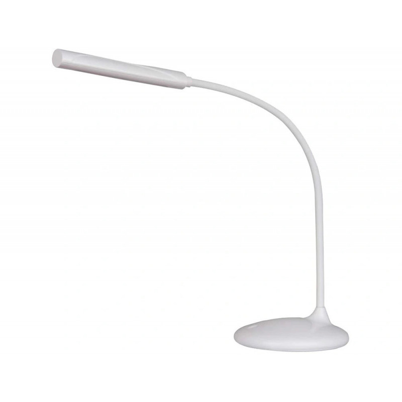 Lampe de bureau unilux led nelly sans fil batterie cable usb 400 lumen classe energetique a coloris blanc