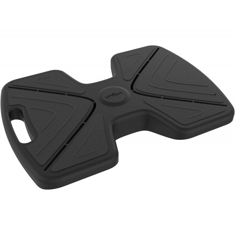 Repose-pieds unilux updown inclinable abs surface silicone 45x30cm coloris noir