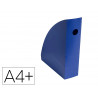 Porte-revues exacompta mag-cube bee blue plastique recycle a4+ oeillet de prehension coloris bleu marine