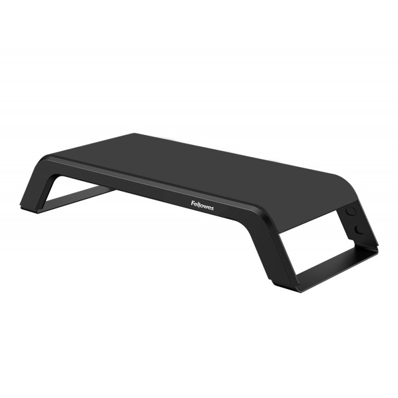 Support fellowes moniteur hana lt 3 niveaux reglage hauteur reduit fatigue oculaire et douleurs cervicales coloris noir