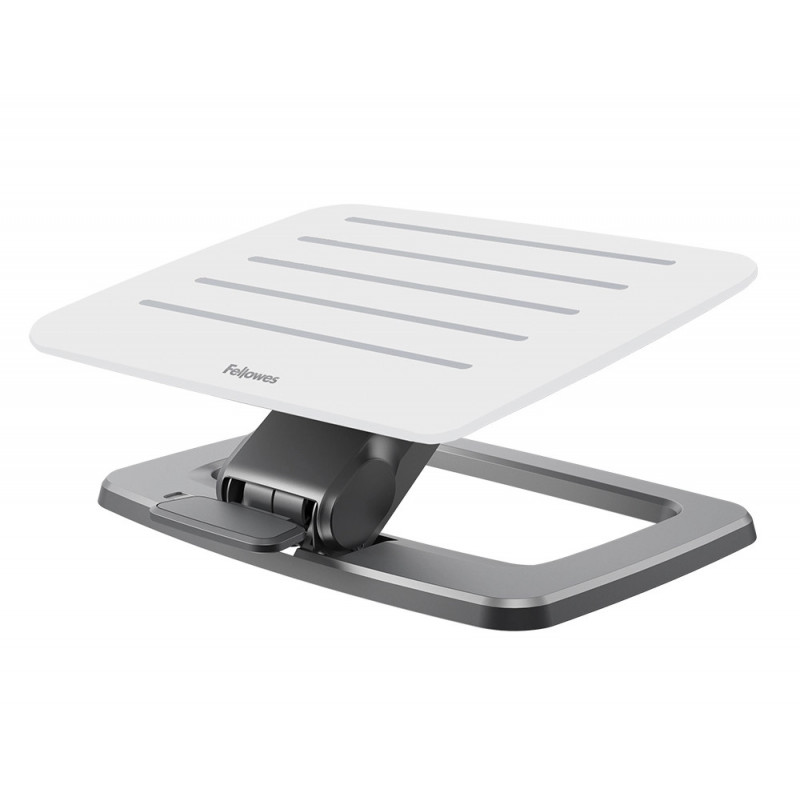 Repose-pieds fellowes hana lt reglable tension et hauteur sur 2 niveaux coloris blanc