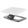 Repose-pieds fellowes hana lt reglable tension et hauteur sur 2 niveaux coloris blanc