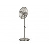 Ventilateur g3ferrari marino g50035 pied 45cm moteur 60w corps metal hauteur 120cm coloris chrome satine