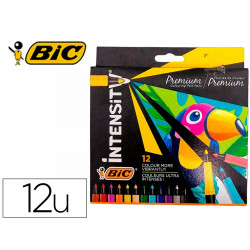 12 feutres bic corps noir...