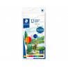 Crayon de couleur staedtler 146c design journey etui carton 12 unites coloris assortis