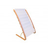 Presentoir alba de sol 8 compartiments bois et abs 930x580x500mm