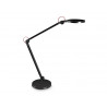 Lampe bureau led cep giant 3 articulations 2 bras 40cms coloris noir