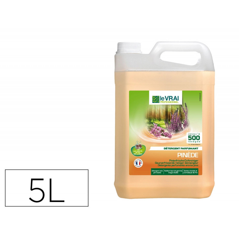 Detergent desinfectant le vrai professionnel odorisation pin des landes bidon 5 litres