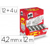 Roller de correction pritt refill flex dimensions 4,2mmx12m pack 12+4 unites