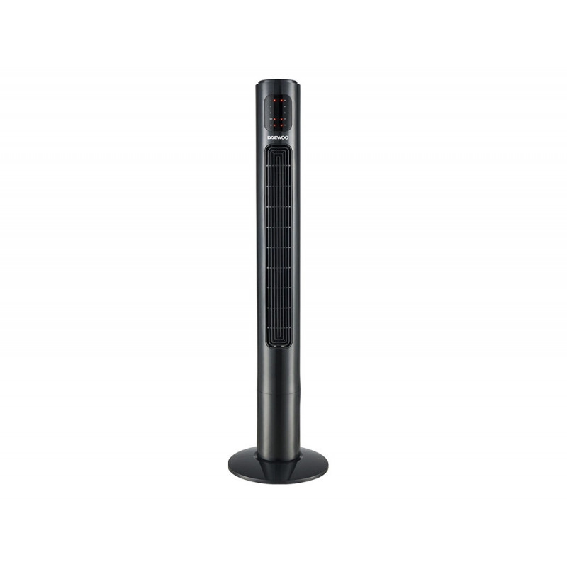 Ventilateur daewoo tour oscillation a 70 3 vitesse 45w hauteur 1170mm coloris noir