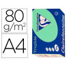 Papier clairefontaine multifonction laser couleur trophe a4 80g/m2 vert nature parfaite opacite paquet 500