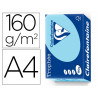 Papier clairefontaine multifonction laser couleur trophe a4 160g/m2 bleu vif parfaite opacite paquet 500