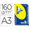 Papier clairefontaine multifonction laser couleur trophe a3 160g/m2 soleil parfaite opacite paquet 250