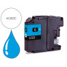 Cartouche hyperburo jet encre compatible brother lc123 cy