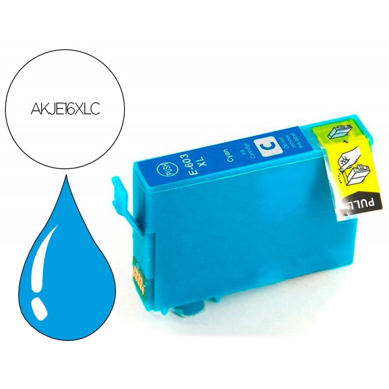 Cartouche hyperburo jet encre compatible epson t1632 cy