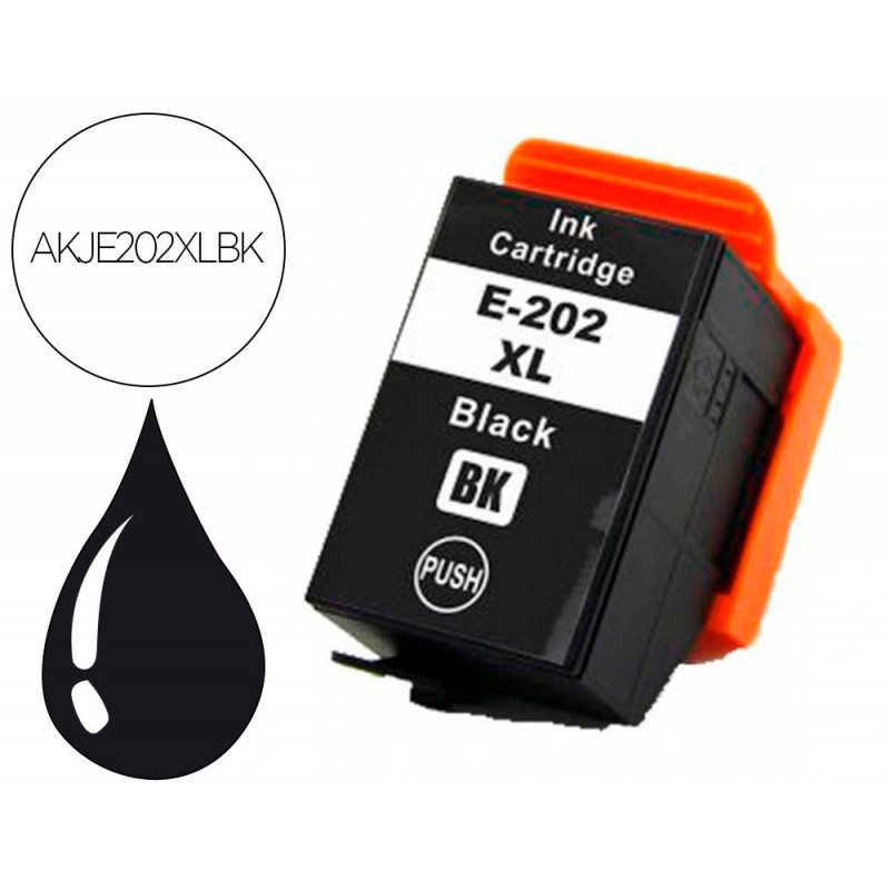 Cartouche hyperburo jet encre compatible epson 202 xl bk