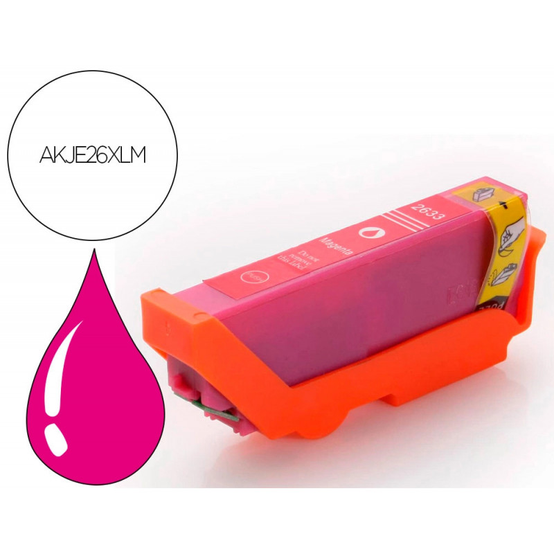 Cartouche hyperburo jet encre compatible epson t2633 ma