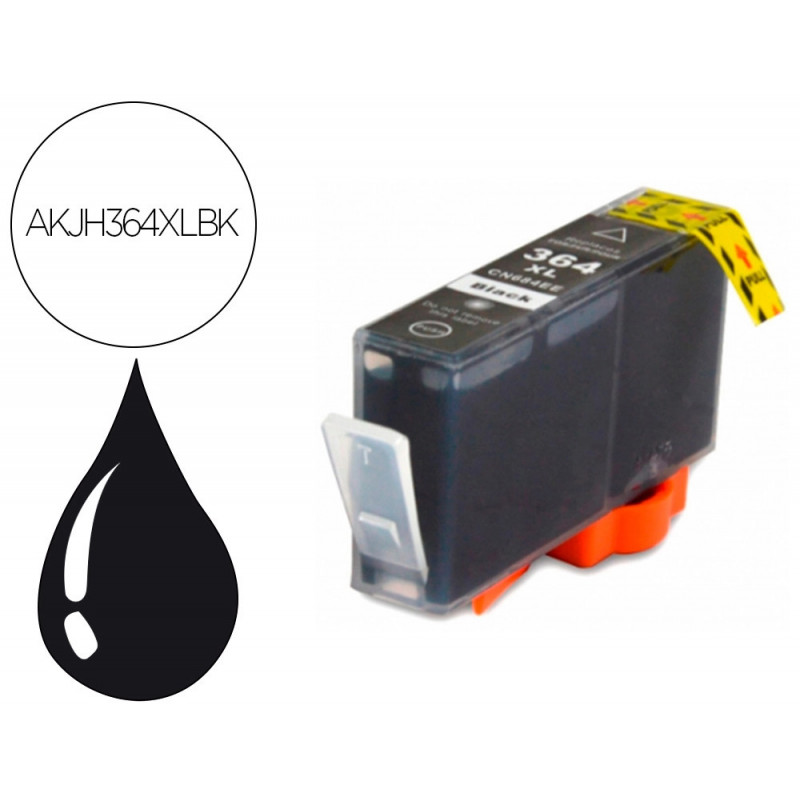 Cartouche hyperburo jet encre compatible hp 364 bk xl