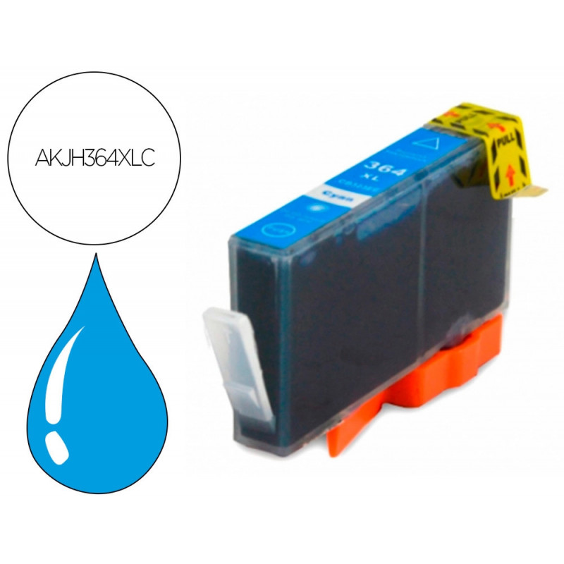 Cartouche hyperburo jet encre compatible hp 364 cy