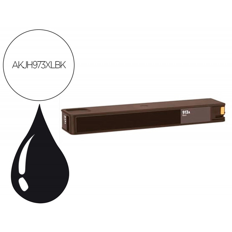 Cartouche hyperburo jet encre comp hp 973 xl bk