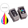 Pack jet encre hyperburo compatible canon pg40/cl41