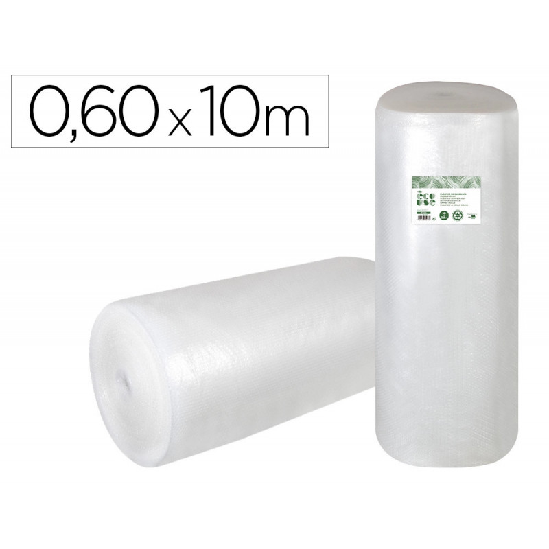 Film a bulles liderpapel ecouse 30% plastique recycle 30g/m2 rouleau 0,60x10m