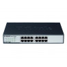 Switch de bureau d-link commutateurs 16 ports 10/100/1000mbps controle de flux auto detection par