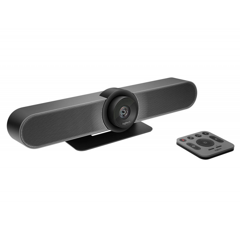 Kit video conference logitech fixation mural panoramique 1 camera 3 micro et telecommande sans fil
