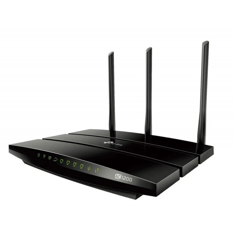 Routeur tp-link ac1200 bi-bande wifi 2,4 et 5 ghz sans fil modele adsl commutateurs 4 ports integres