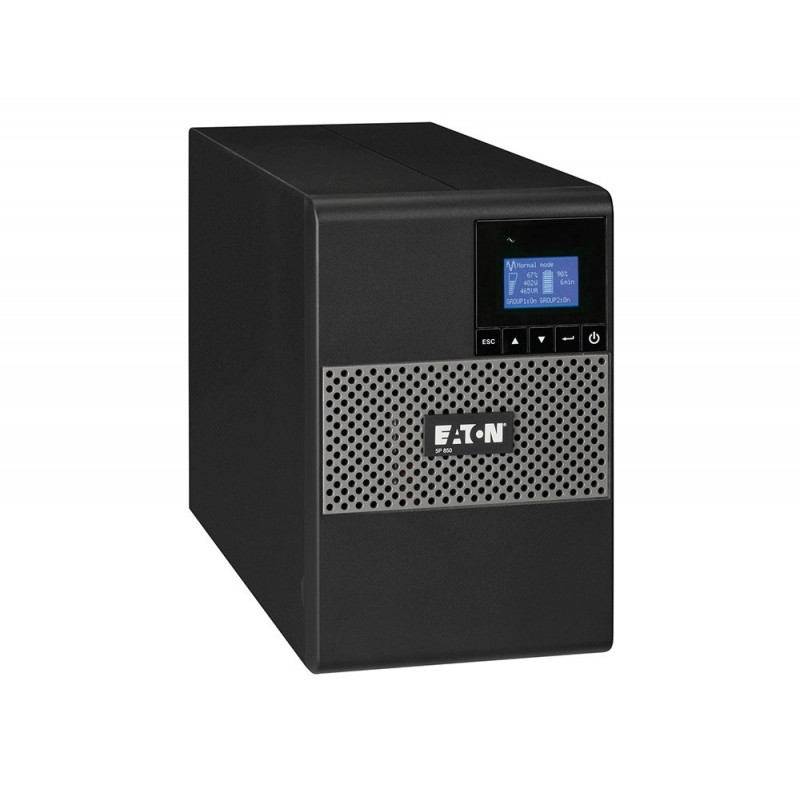 Onduleur eaton sp 650i 420w 4 prises electriques et 1 port usb regulation automatique de tension ecran lcd