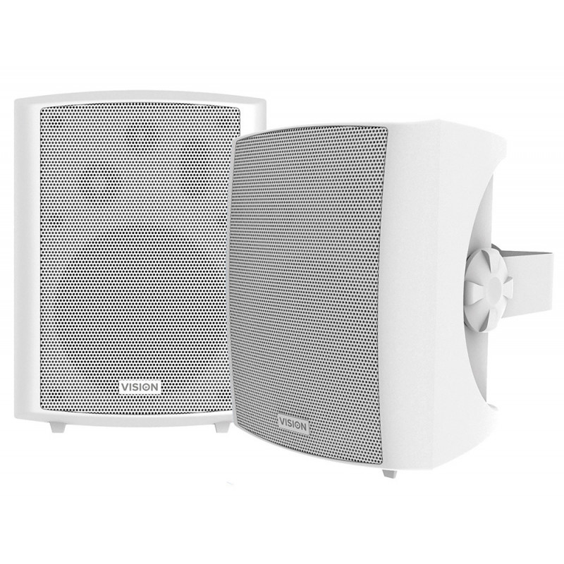 Haut parleurs 50w vision sp 18 00 usage professionnel montage mural