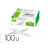 Trombone liderpapel zinc n 4 bout rond 50mm boite 100 unites