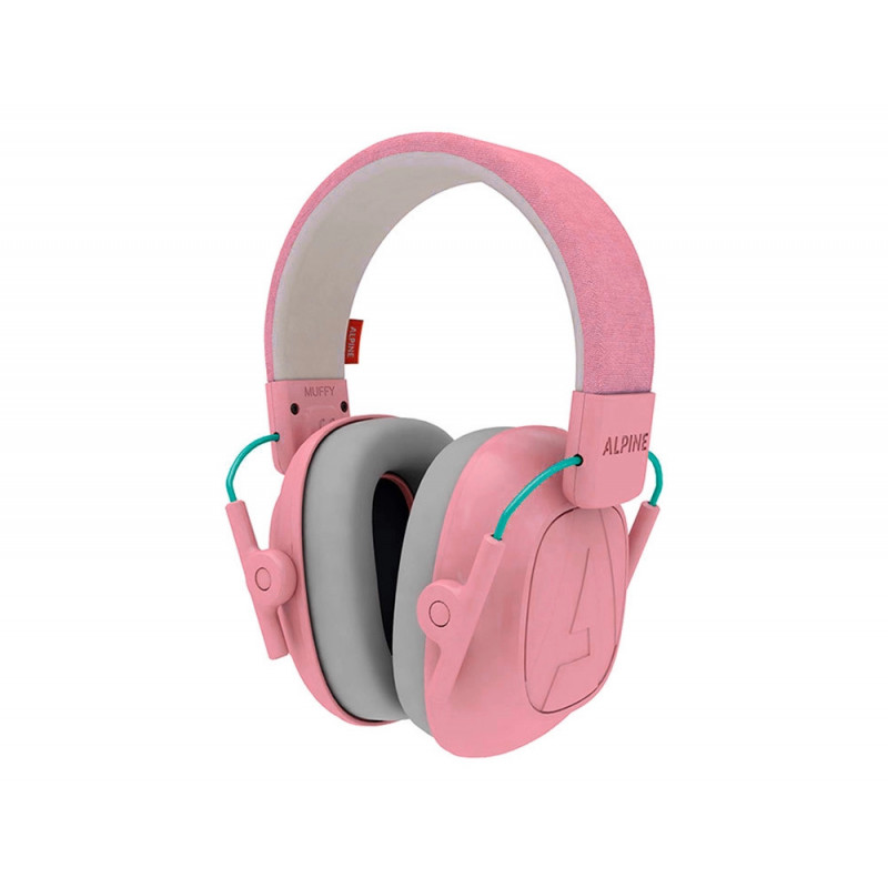 Casque viquel anti-bruit muffy pour enfant coloris rose