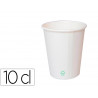 Gobelet en carton coldis biodegradable compostable de contenance 10cl paquet de 50