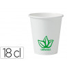 Gobelet en carton coldis biodegradable compostable de contenance 18cl paquet de 50