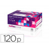 Essuie-mains coldis pure ouate blanche ecolabel 2plis 20,6x32cm 1 paquet de 120 feuilles