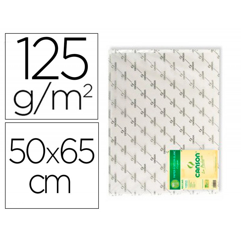 Papier dessin canson c a grain crayon encre gouache feutre 125g feuille 50x65cm
