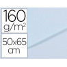 Papier dessin canson feuille mi-teintes n 102 grain gelatine haute teneur coton 160g 50x65cm unicolore azur