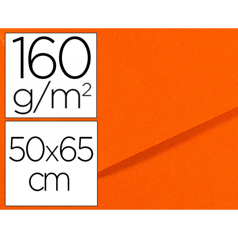 Papier dessin canson feuille mi-teintes n 502 grain gelatine haute teneur coton 160g 50x65cm unicolore havane