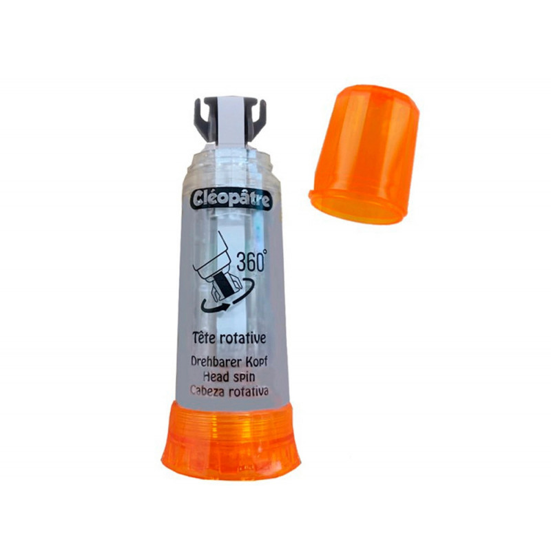 Effaceur d'encre cleopatre correcteur rechargeable avec tete rotative 360 . dimension 6m x5 mm