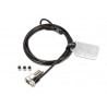 Cable de securite kensington universel 3 en 1 a combinaison reinitialisable