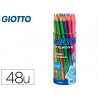 Crayon couleur giotto stilnovo pot de 48 assortis