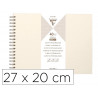 Album a personnaliser clairefontaine couverture rigide reliure integrale bronze 27x20cm 40feuilles 200g ivoire irisee