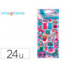 Autocolants imaginovo designs assortis hobbies brillants 214x100 mm sous blister