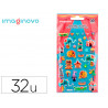 Autocollants imaginovo kids cirque en mousse eva 190x105 mm sous blister