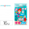 Autocollants imaginovo sirenes magic dreams en relief 210x130 mm sous blister